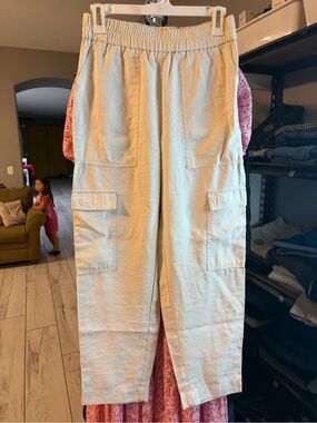 a new day Cream Cargo Jogger Pants
